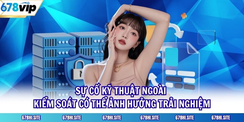 Sự cố kỹ thuật ngoài kiểm soát có thể ảnh hưởng trải nghiệm